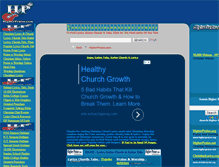 Tablet Screenshot of christianchordlyrics.com